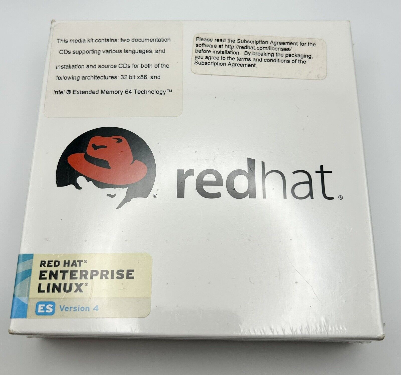 Red Hat Enterprise Linux ES Version 4, New, Sealed.