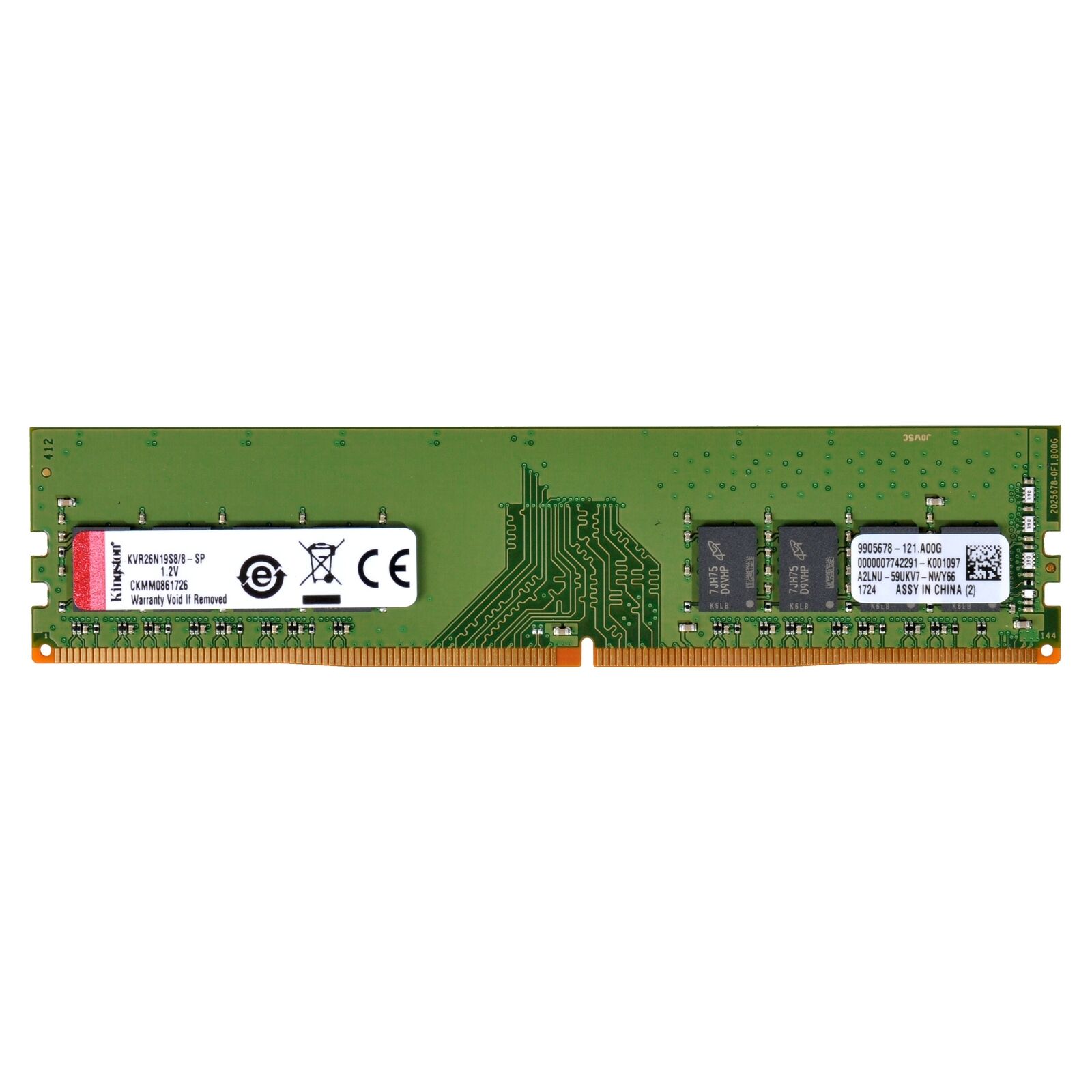 Kingston ValueRAM 8GB DDR4 SDRAM Memory Module (kvr26n19s8-8) (kvr26n19s8/8)