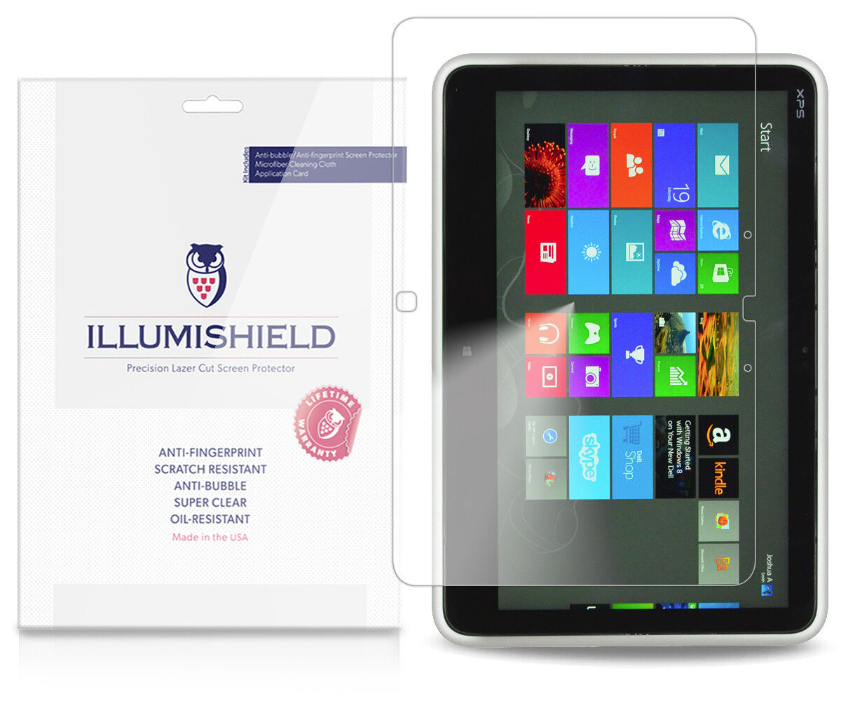 iLLumiShield Anti-Bubble/Print Screen Protector 2x for Laptop Dell XPS 12