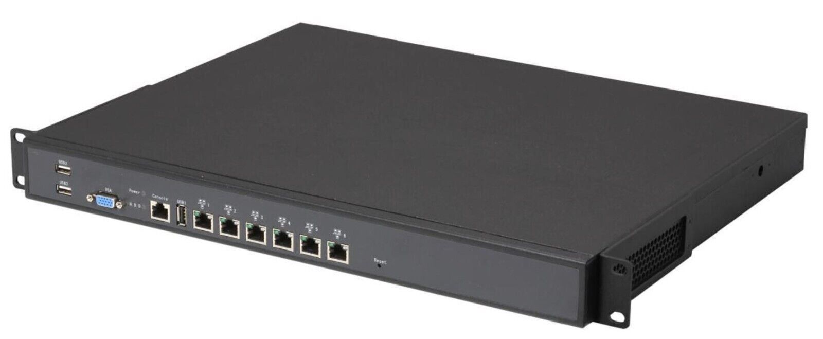 1U Rackmount 6 Ethernet Ports w/ 2x Bypass Server Network Appliance Barebone NEW