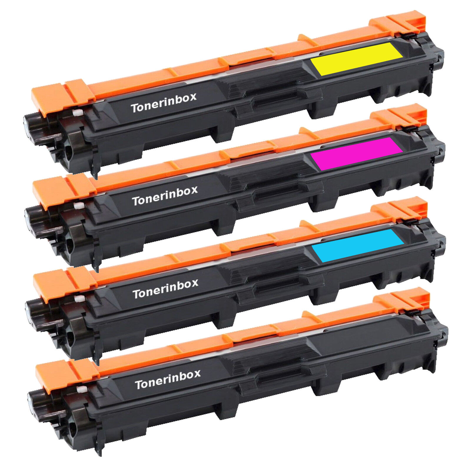 4 Pk TN221 BK TN225 Color Toner For Brother MFC-9130CW, MFC-9330CDW, MFC-9340CDW