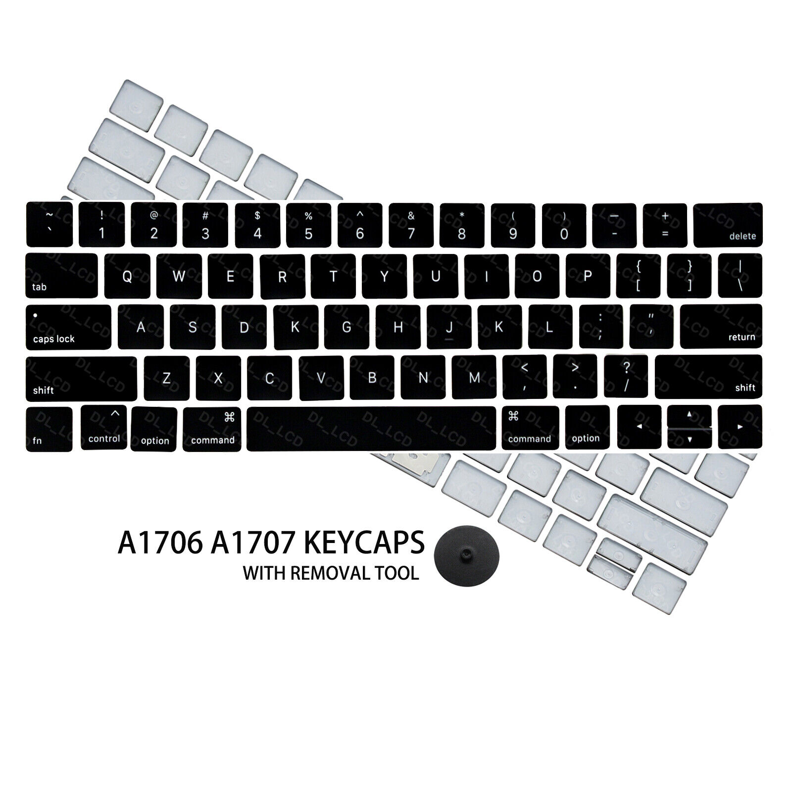 Keycaps Keys Cap US Set Replacement for MacBook Pro A1706 A1707 2016 2017 + Tool