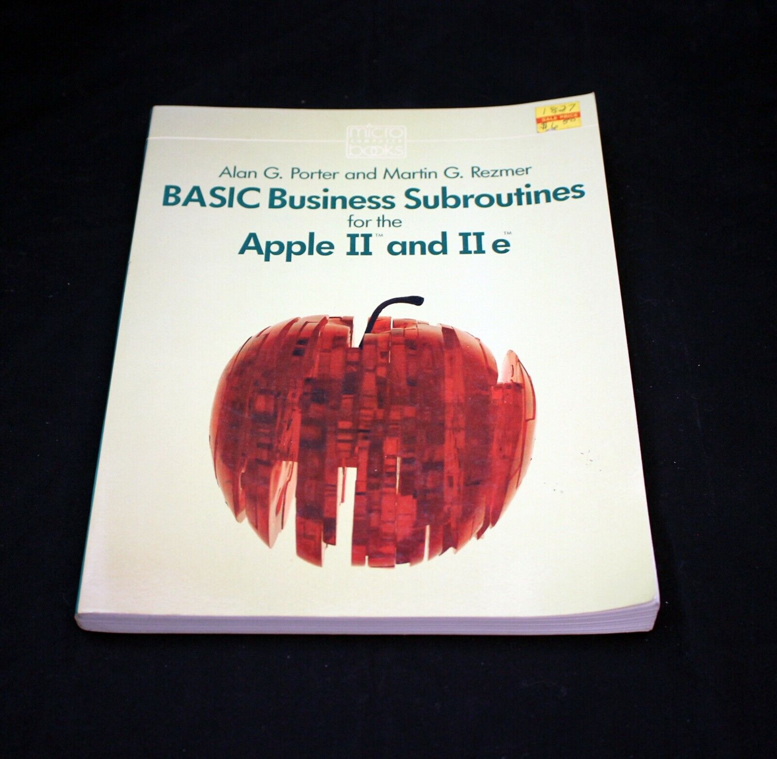 1984 BASIC Business Subroutines for Apple II and IIe VTG Computer Bk APPLESOFT