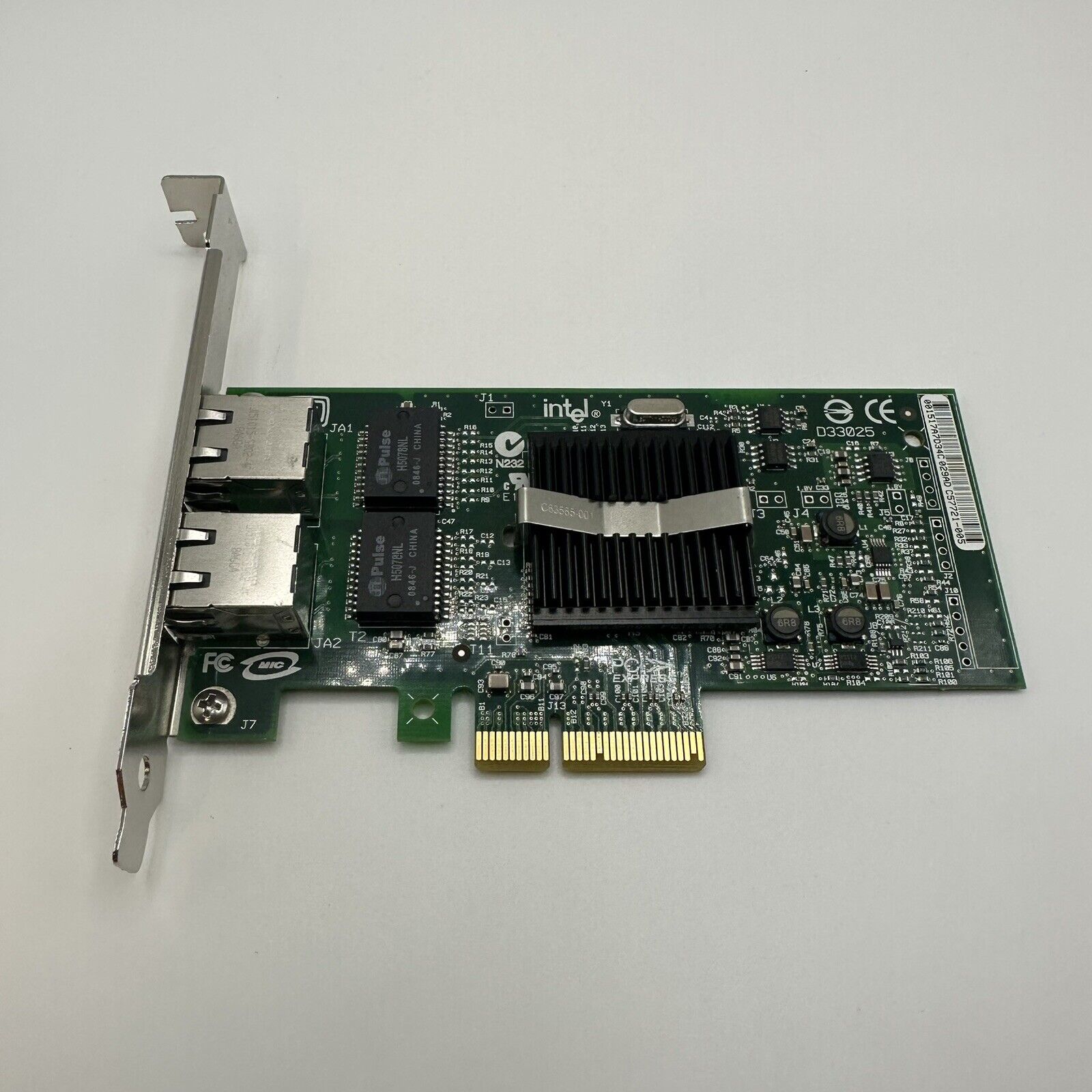Intel Pro 1000PT Dual-Port Gigabit PCI-e Network Interface Card 0X3959 HIGH