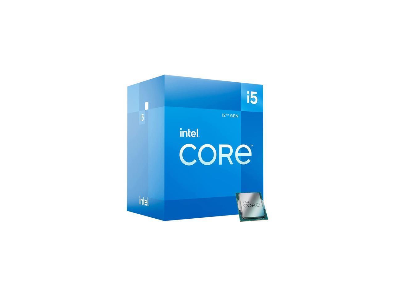 Intel Core i5-12400 - Core i5 12th Gen Alder Lake 6-Core 2.5 GHz LGA 1700 65W...