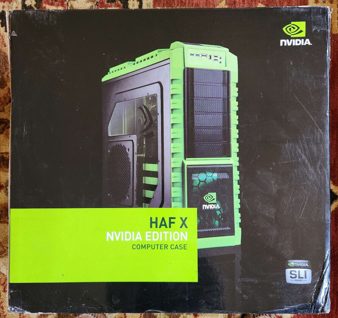 VERY RARE Cooler Master HAF X Nvidia Edition Full Tower PC Case - Open Box/New 