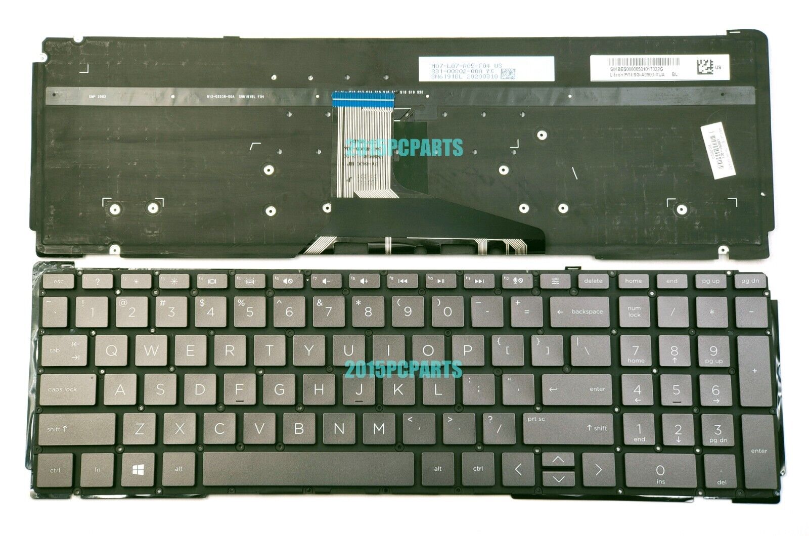 New for HP Spectre x360 15-EB 15-EB0043DX 15-EB1043DX 15T-EB Keyboard Backlit US