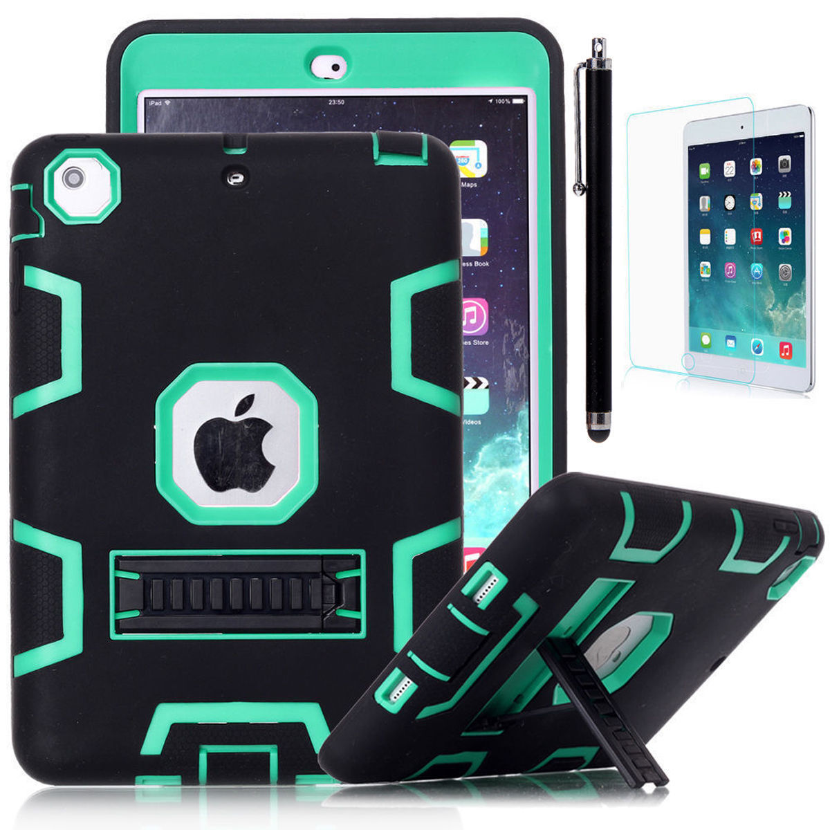Shockproof Heavy Duty Case Cover For iPad Mini 1/2/3/4/5, Air 1 2, iPad 2/3/4
