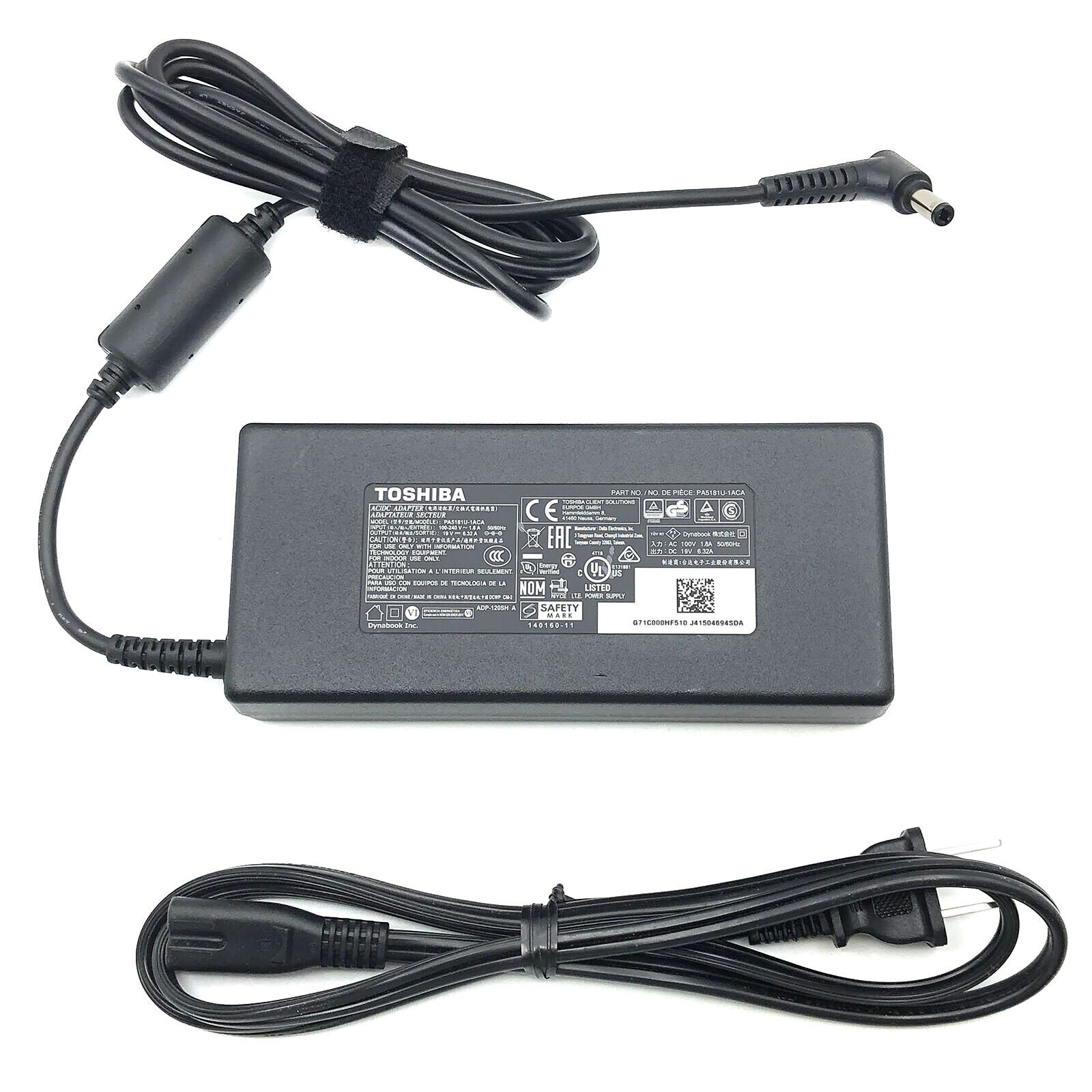 NEW OEM AC Adapter for Toshiba Satellite A65-S1062 A70-S256 A505 A60-158 W/Cord