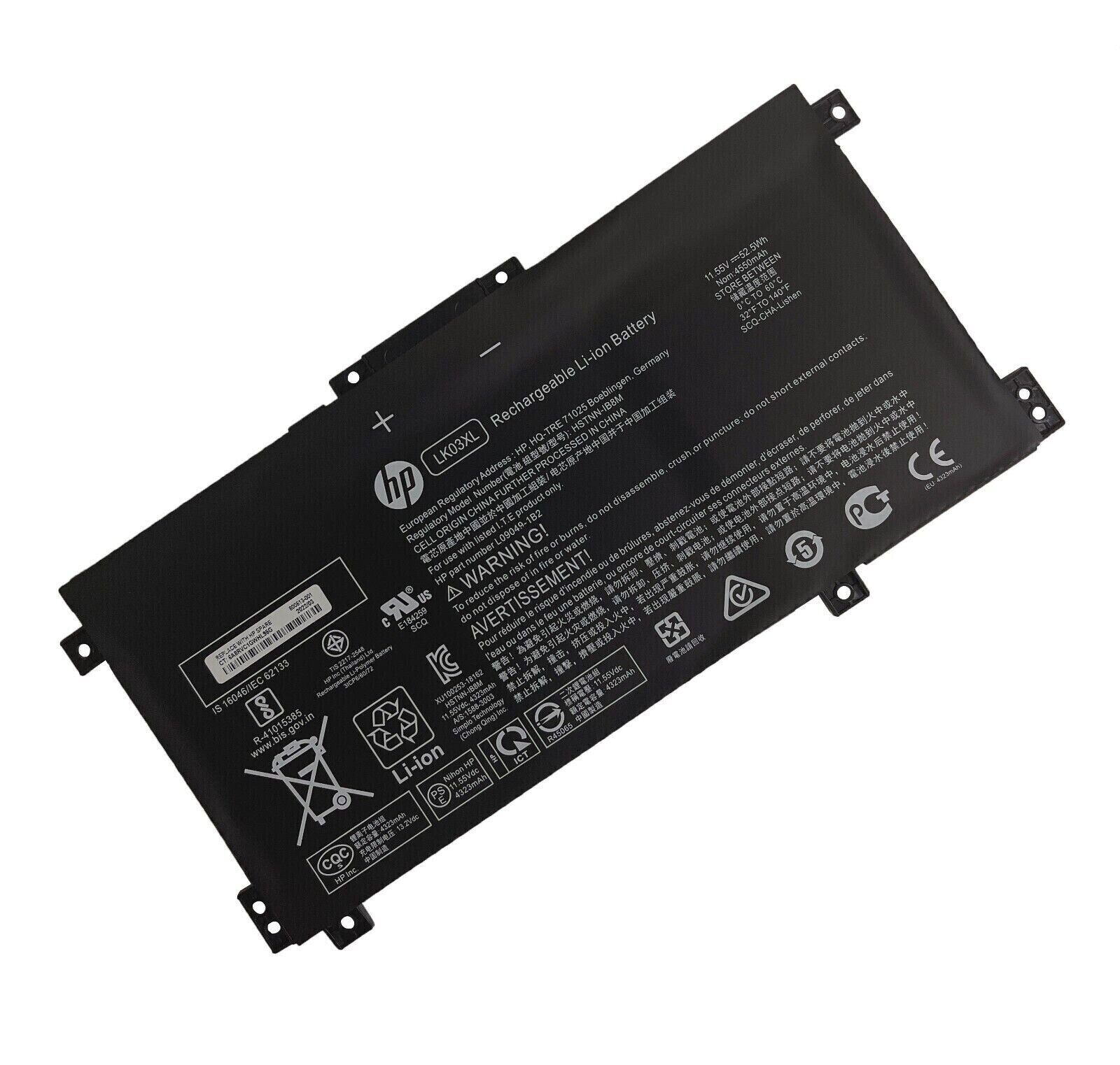 Genuine OEM LK03XL Battery For HP Envy X360 15-BP 15-BQ 17-AE 17-CE L09280-855