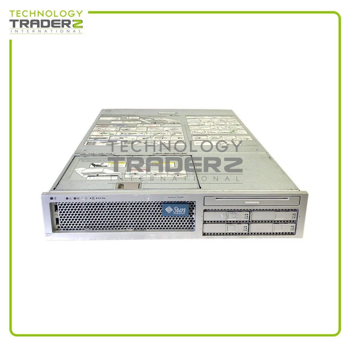 602-3653-02 Sun SunFire T2000 UltraSPARC T1 1.2GHz 2GB 4x SFF Server W/ 2x PWS