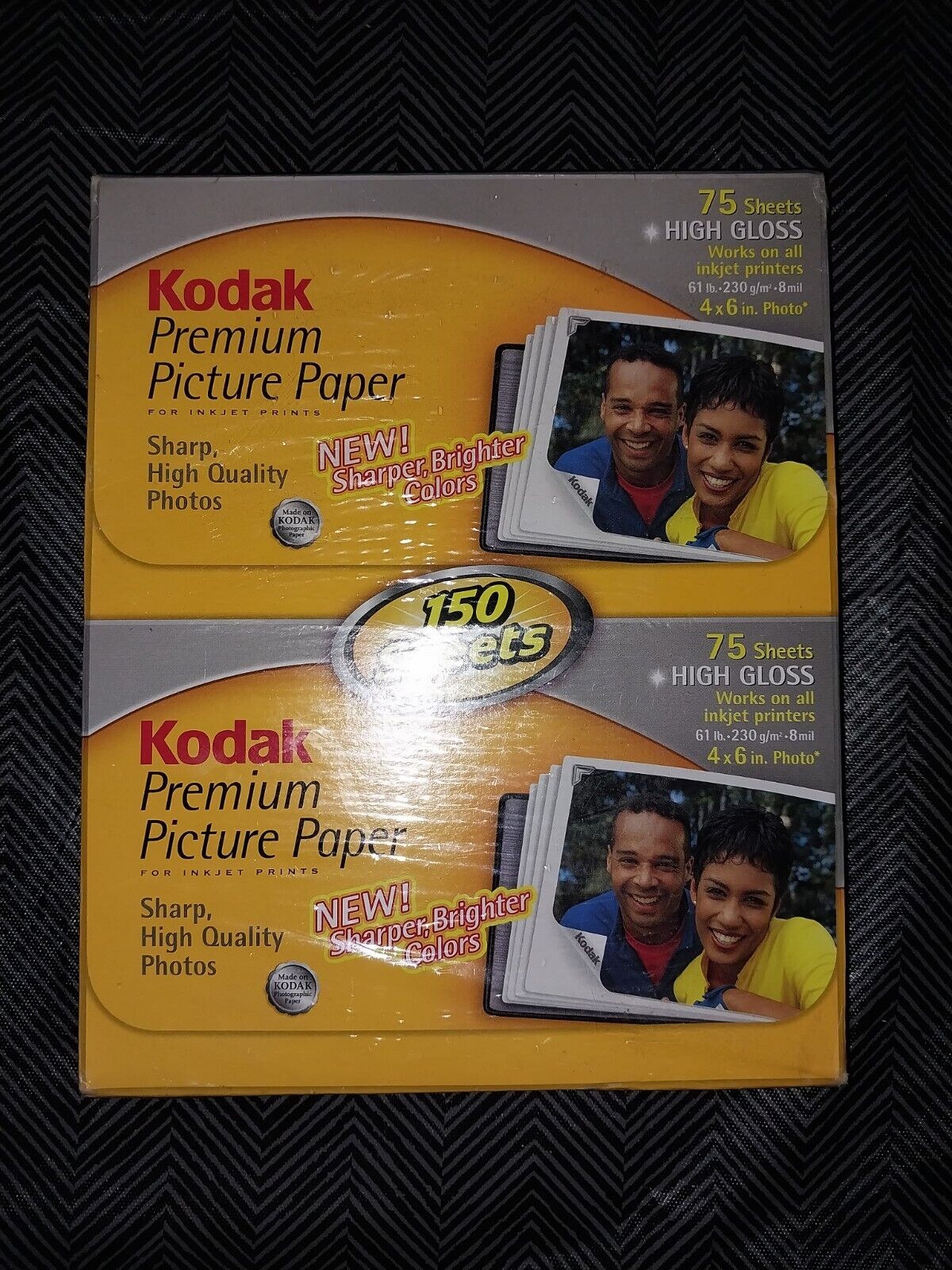 Kodak Premium Picture Paper 4x6 High Gloss 150 Total Sheets Inkjet SEALED