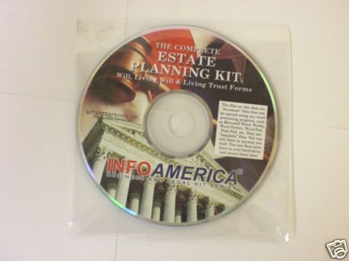 Info America The Complete Estate Planning Kit 