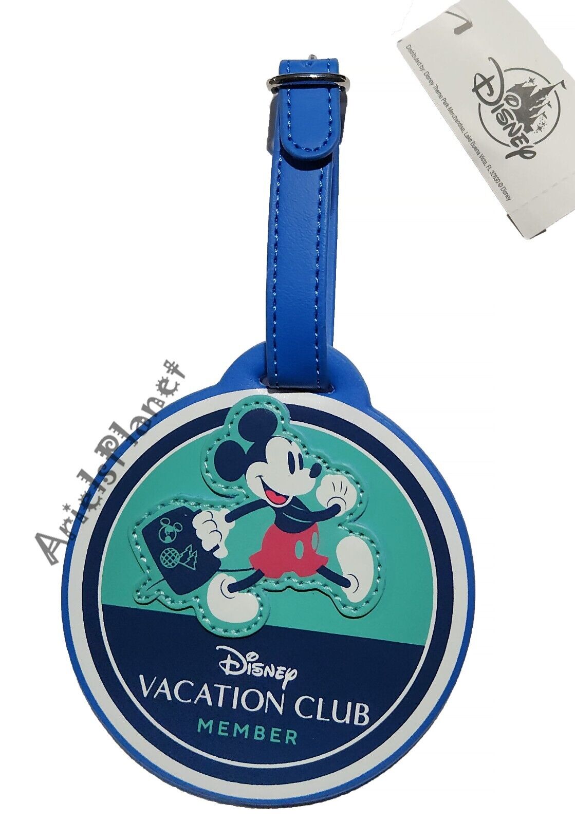 Disney Parks Mickey Mouse Vacation Club Member Luggage ID Bag Tag