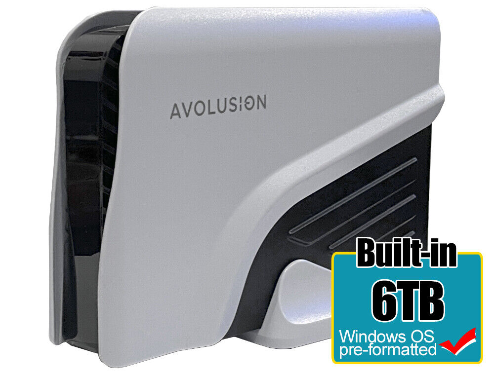 Avolusion PRO-Z Series 6TB USB 3.0 External Hard Drive for Windows PC / Laptop