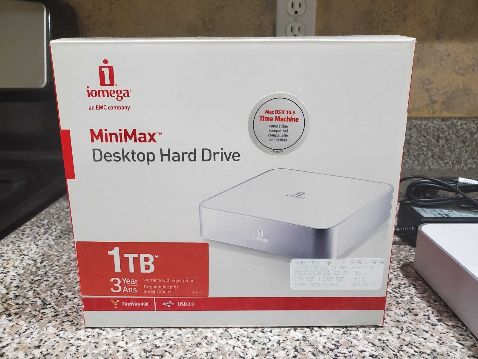 Iomega Minimax 1TB desktop harddrive