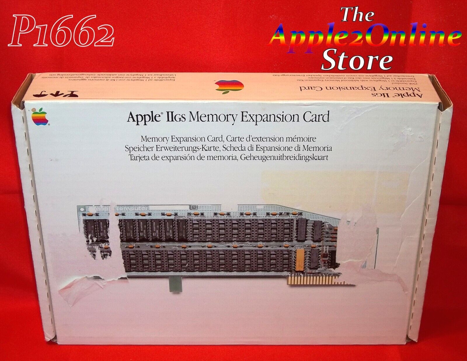 ✅ 🍎 Genuine Apple IIGS Memory Expansion Card in Retail Box