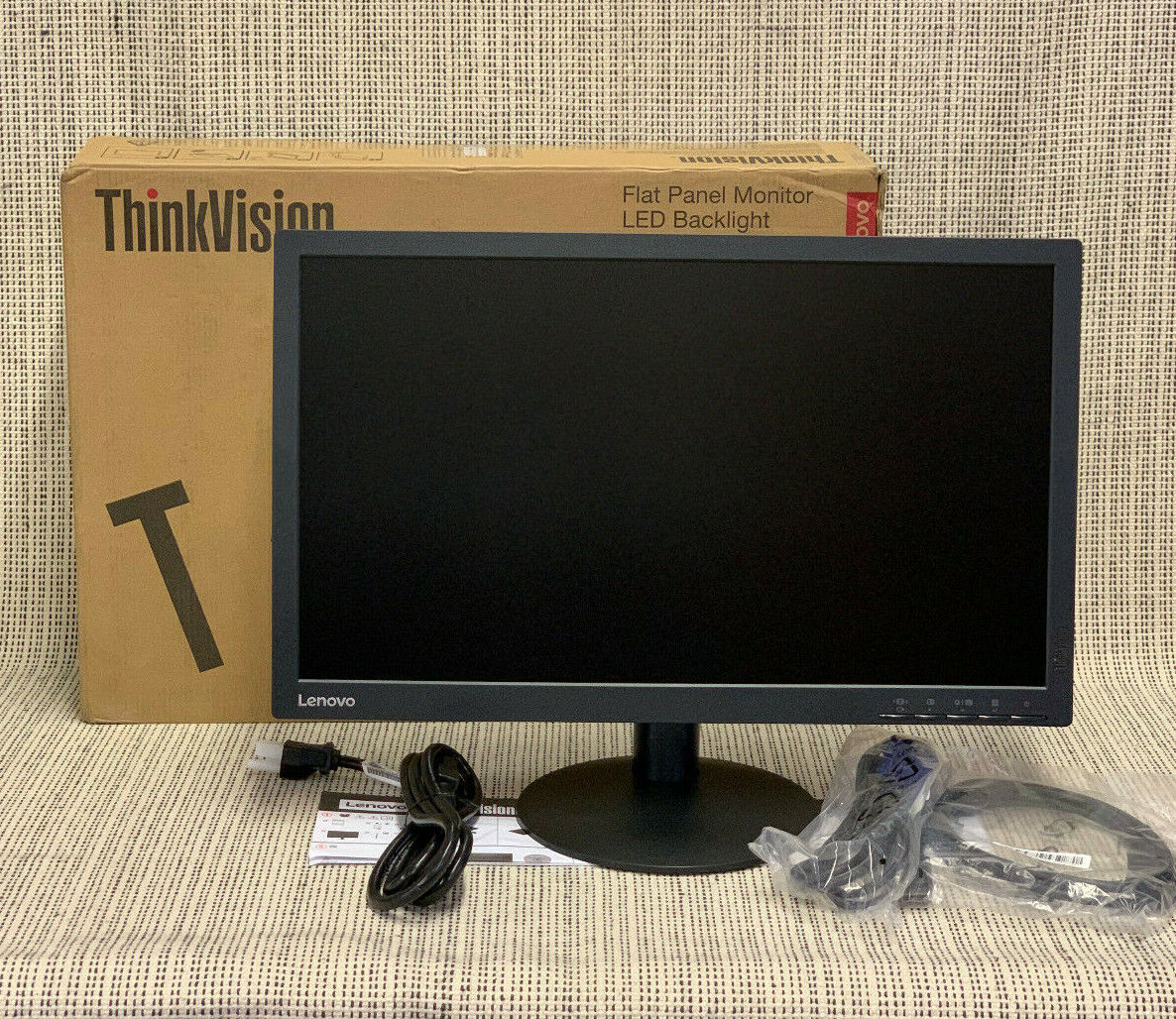 Lenovo ThinkVision T2224d 21.5-inch LED Backlit LCD Monitor Displayport, VGA,