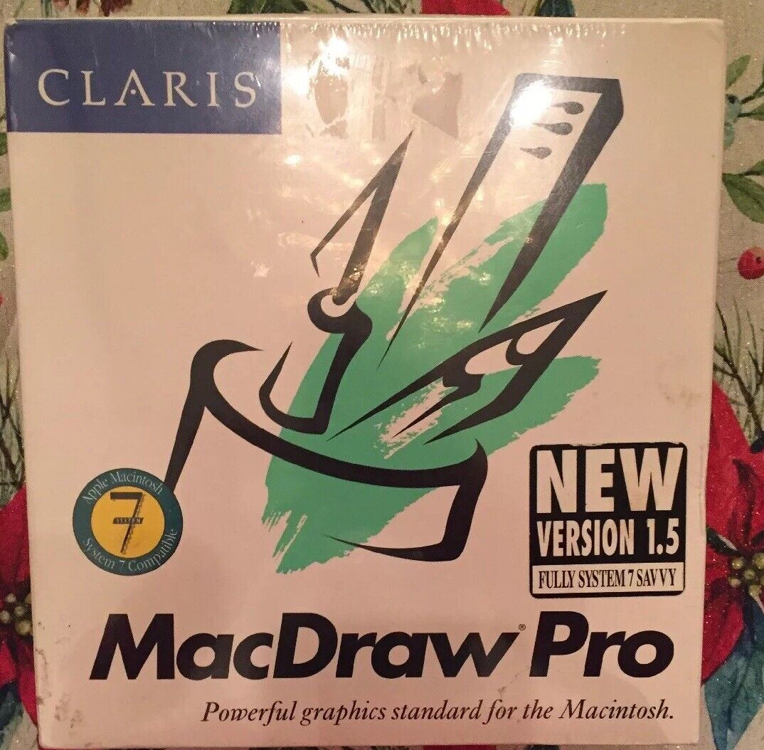 CLARIS MacDraw Pro - Apple Macintosh Vintage Brand New Sealed RARE