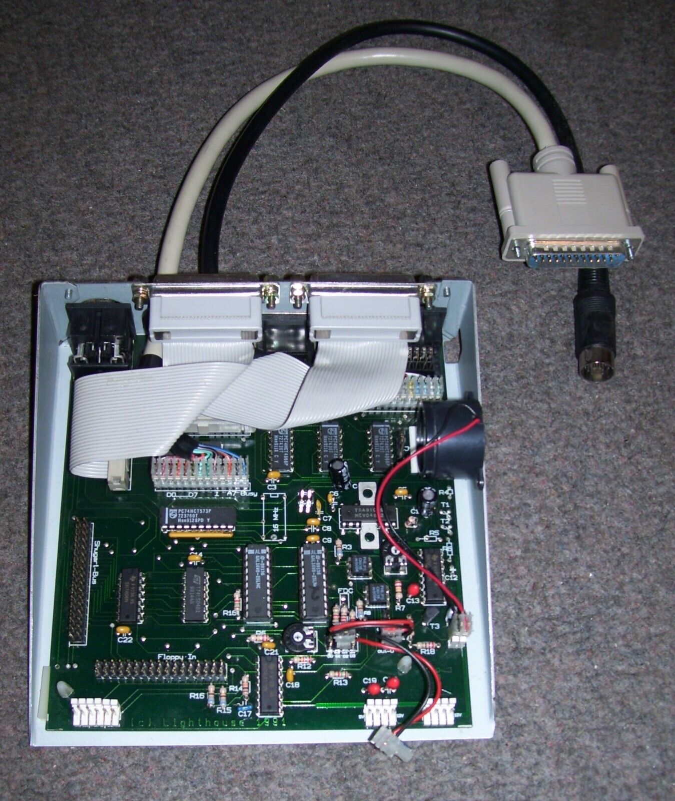 NEW Atari ST STE Computer Lighthouse Case Expansion Card Octobus Octobrain PARTS