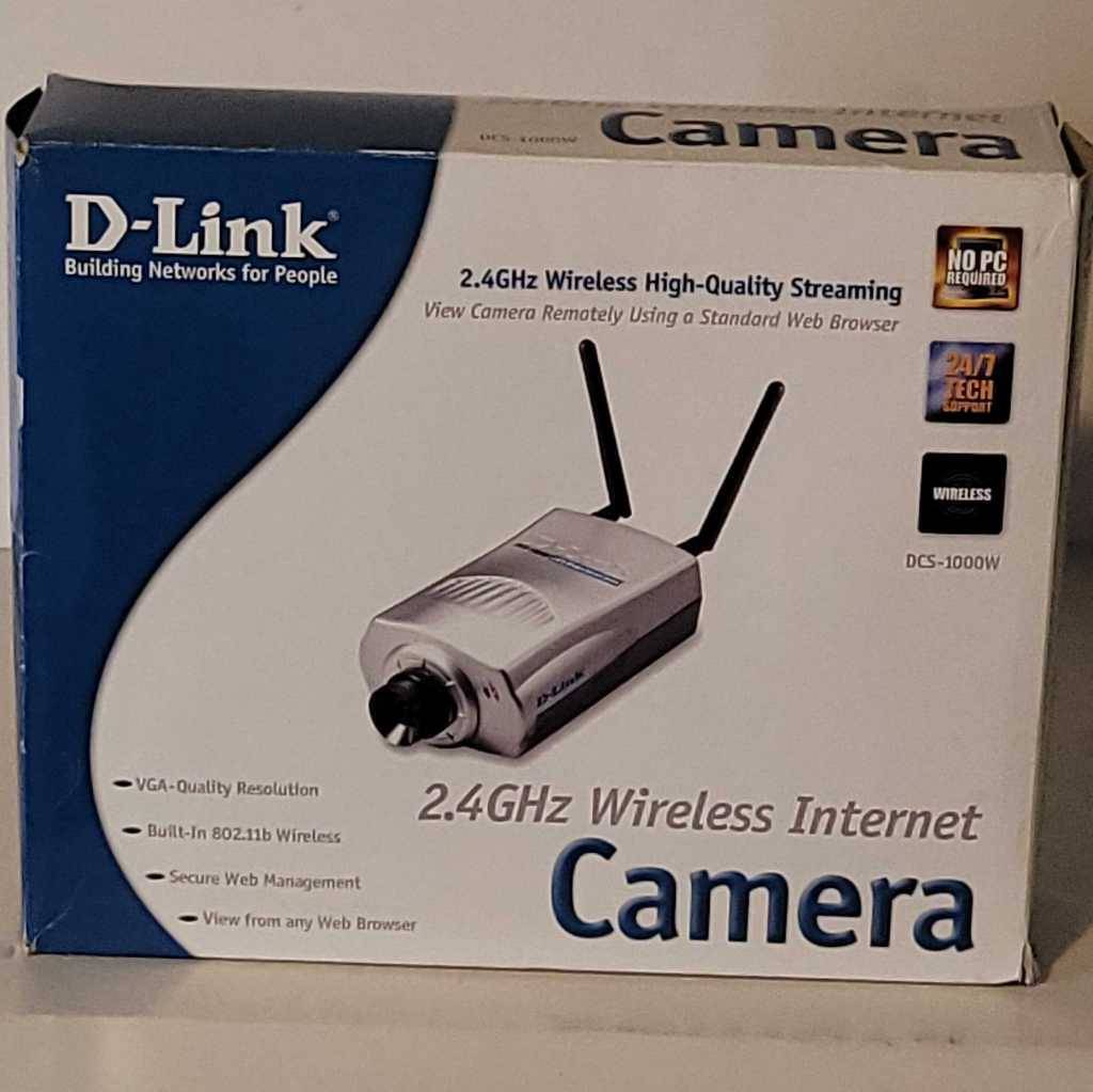 D-Link Internet Camera 2.4GHz Wireless High Quality Streaming DSC-1000W