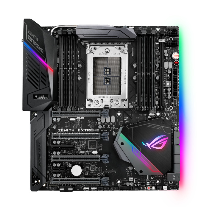 FOR ASUS ROG Zenith Extreme X399 DDR4 128GB E350 Motherboard Test OK