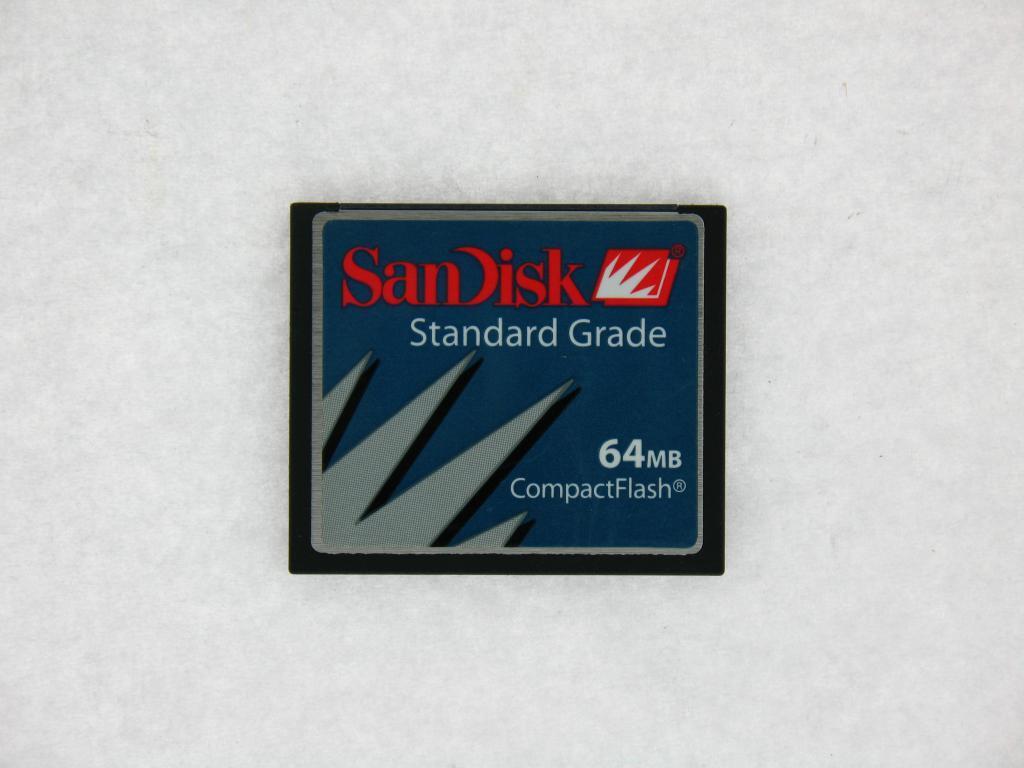 New Sandisk 64MB Compact Flash CF Card 64 mb standard grade memory free s/h