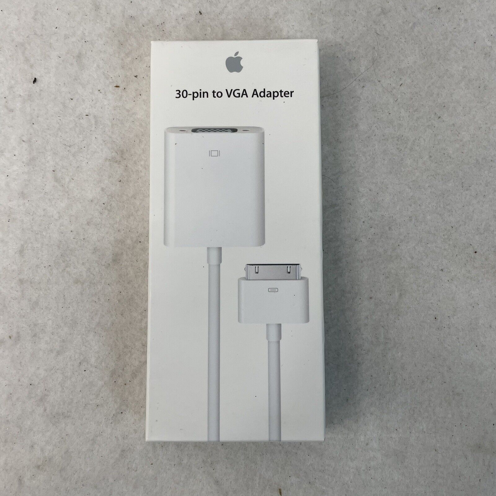 Apple A1368 30-Pin to VGA Adapter MC552ZM/B iPhone iPad iPod NEW IN BOX Genuine