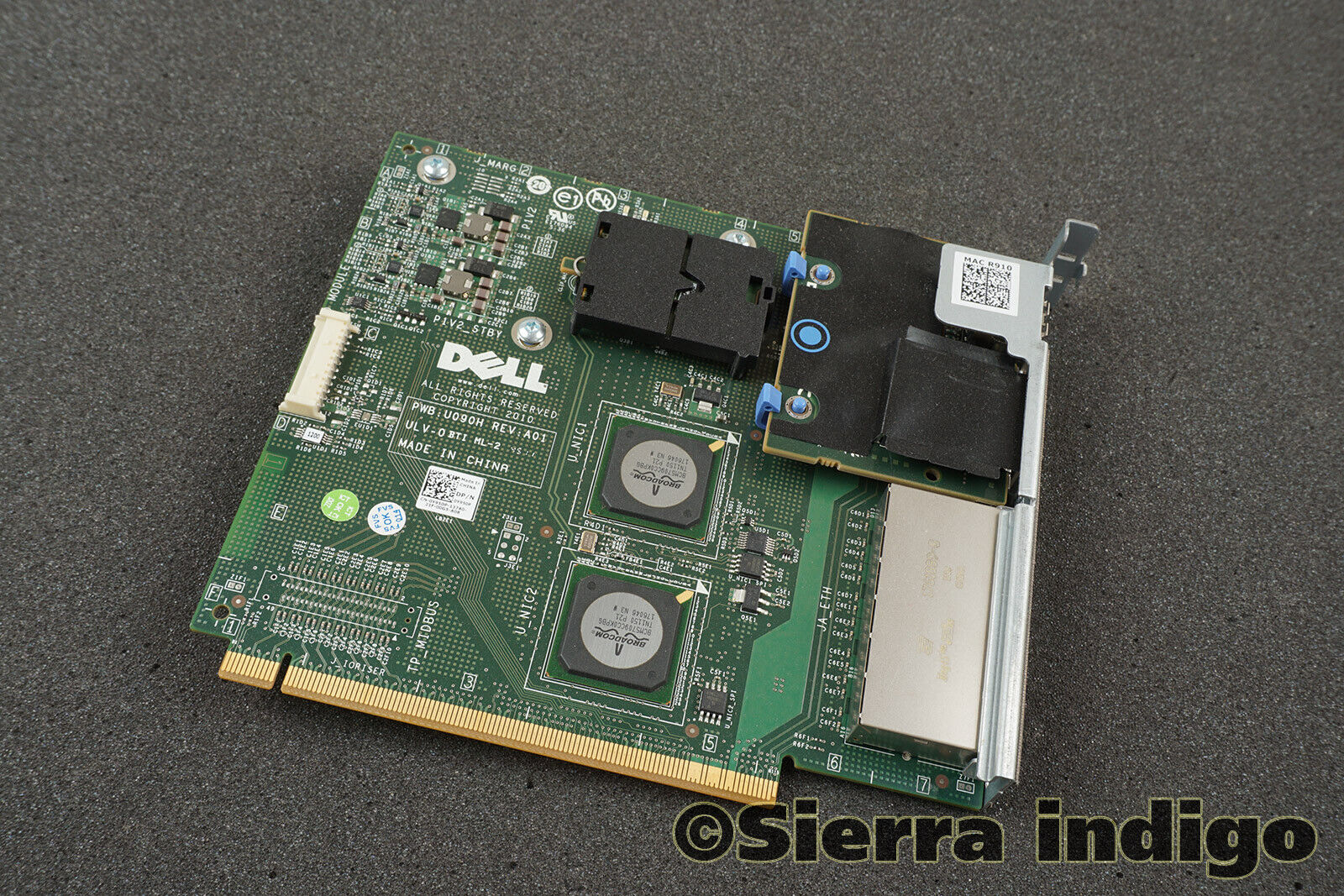 Dell Y950P 0Y950P PowerEdge R910 I/O Riser Board Quad Port Ethernet USB iDrac6