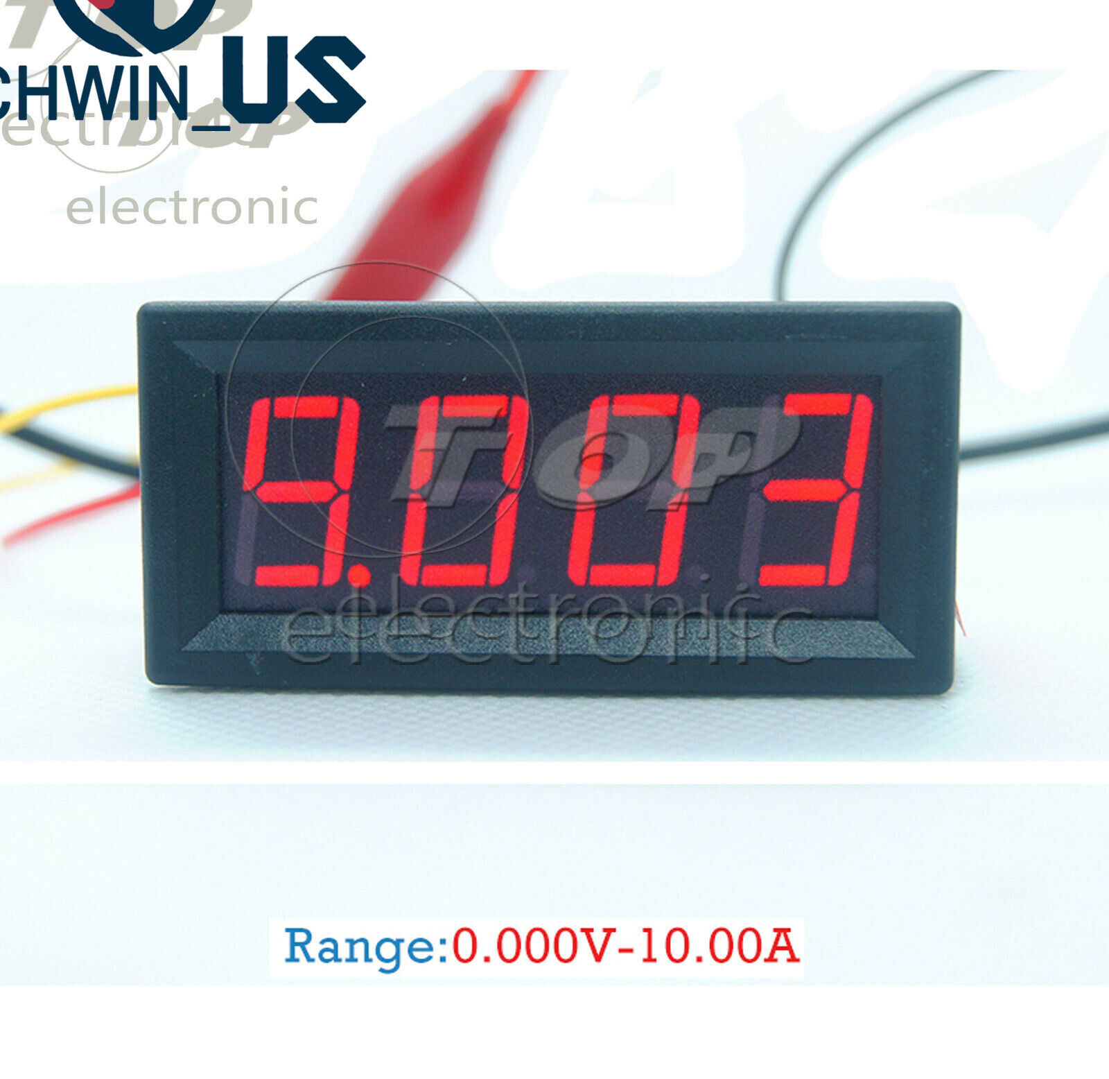 DC 0-10A/0-50A/0-100A 0.56 4bit LED Panel Meter Digital Ammeter Red