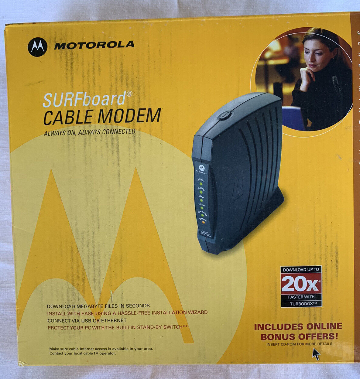 Motorola SURFboard SB5120 p/n 502190-008  Cable Modem
