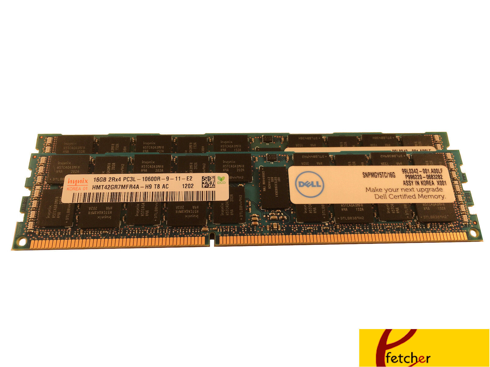 32GB (16GB X 2) Dell Original Memory SNPMGY5TC/16G For Dell PowerEdge & Works