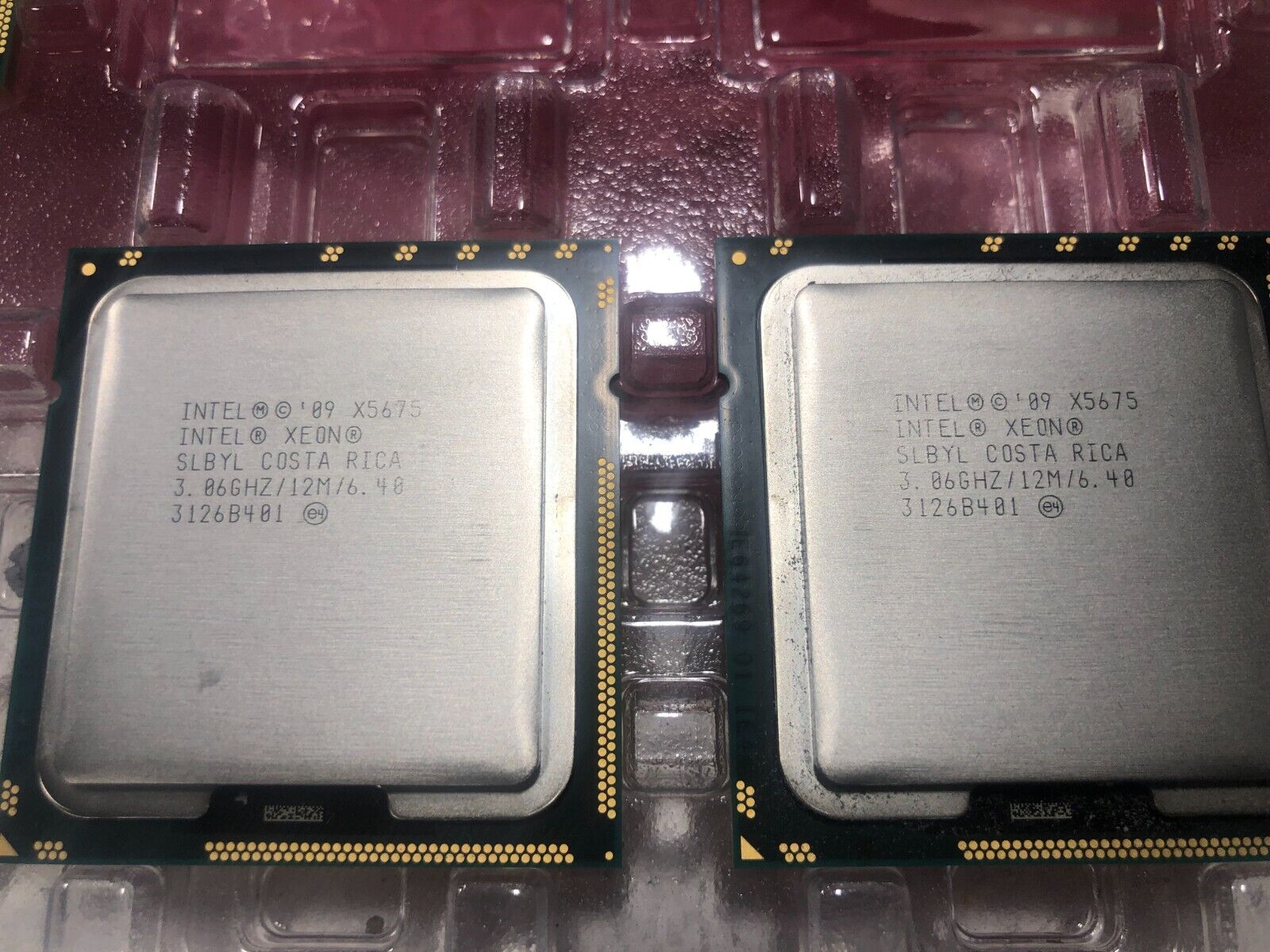 Matched Pair of Intel Xeon X5675 3.06GHz Processor / CPU SLBYL Qty