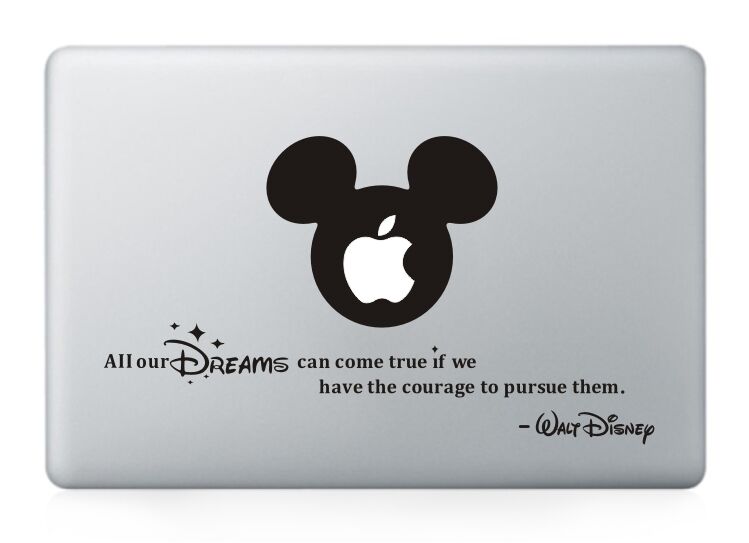 Disney Dreams Mickey Mouse Sticker Viny Decal Macbook Air/Pro/Retina 13\
