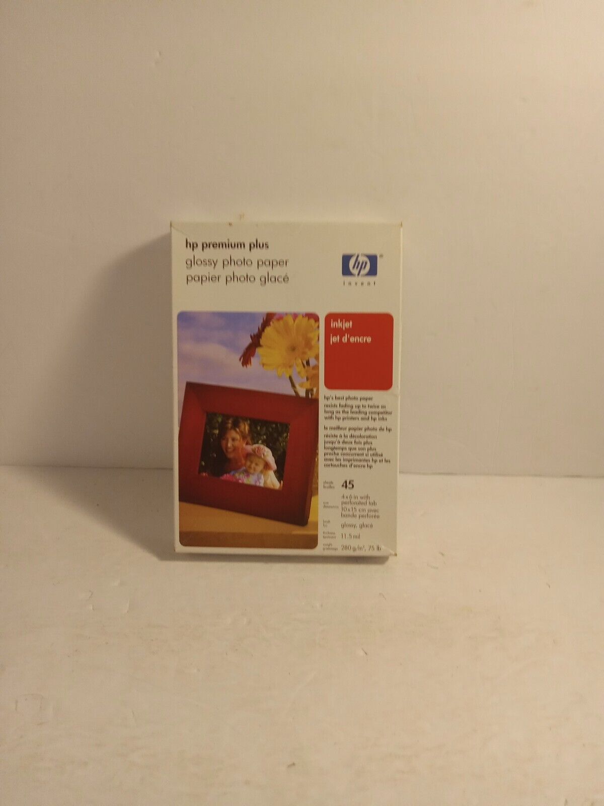 Hp Premium Plus Glossy Photo Paper Q5519A 4x6 inch 45 Sheets NEW, UNOPENED 