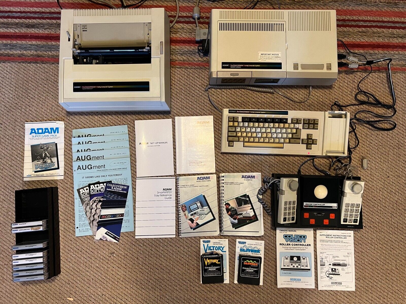 Coleco ADAM Computer - Complete,  Works - CPU, Keyboard, Printer, Joysticks