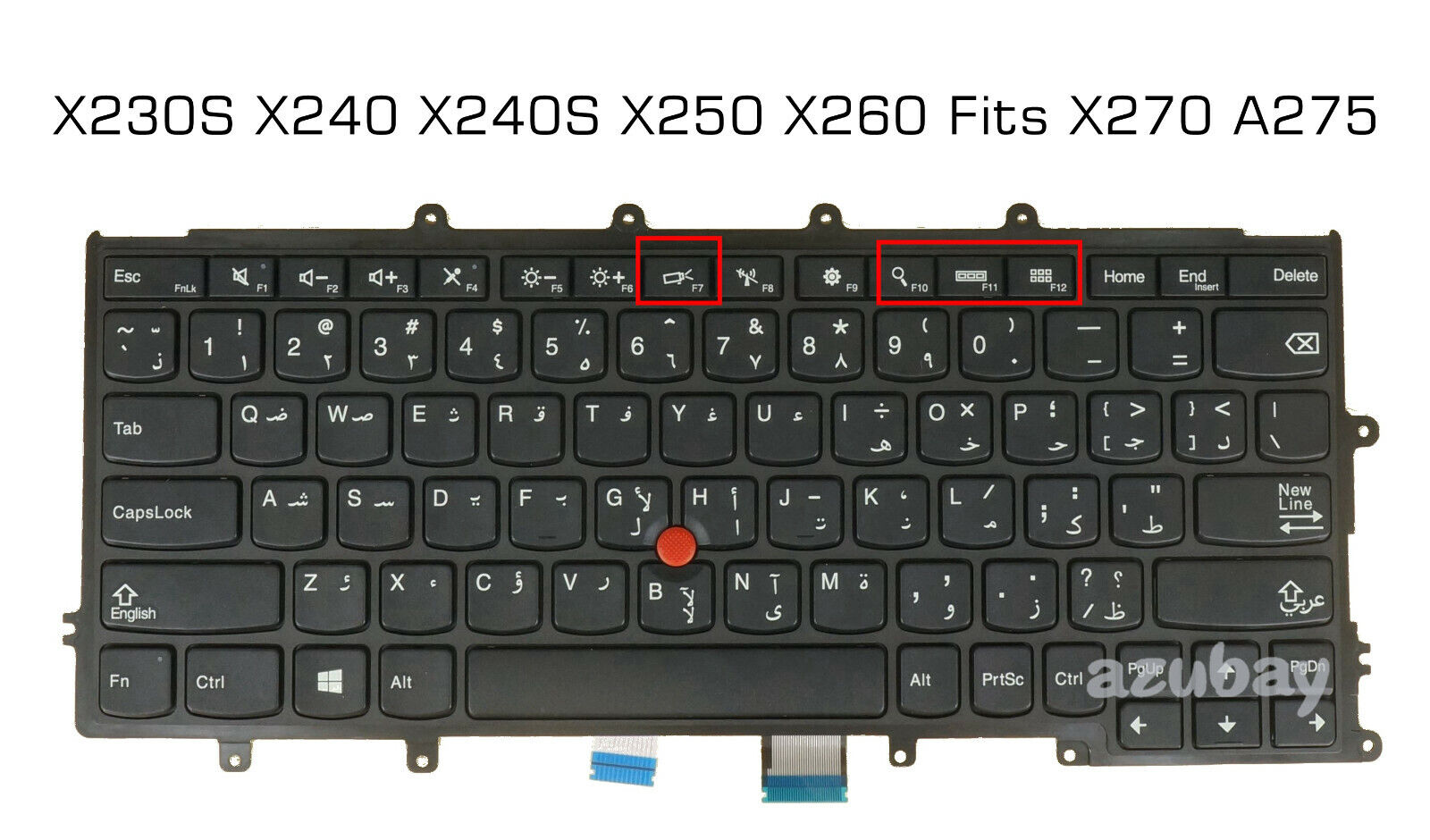 PC Keyboard for Lenovo Thinkpad X270 A275 X230S X240 X240S X250 X260 Backlit /No