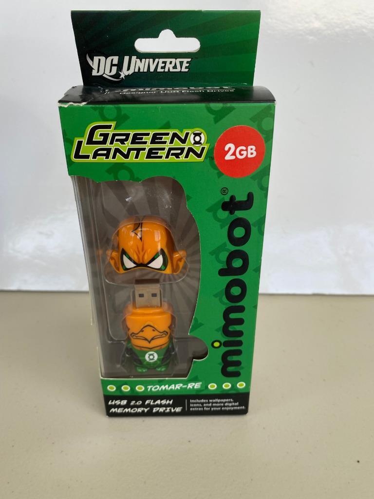 Mimobot 2GB USB FLash Drive Tomar-Re Dc Universe Green Lantern NIP NEW