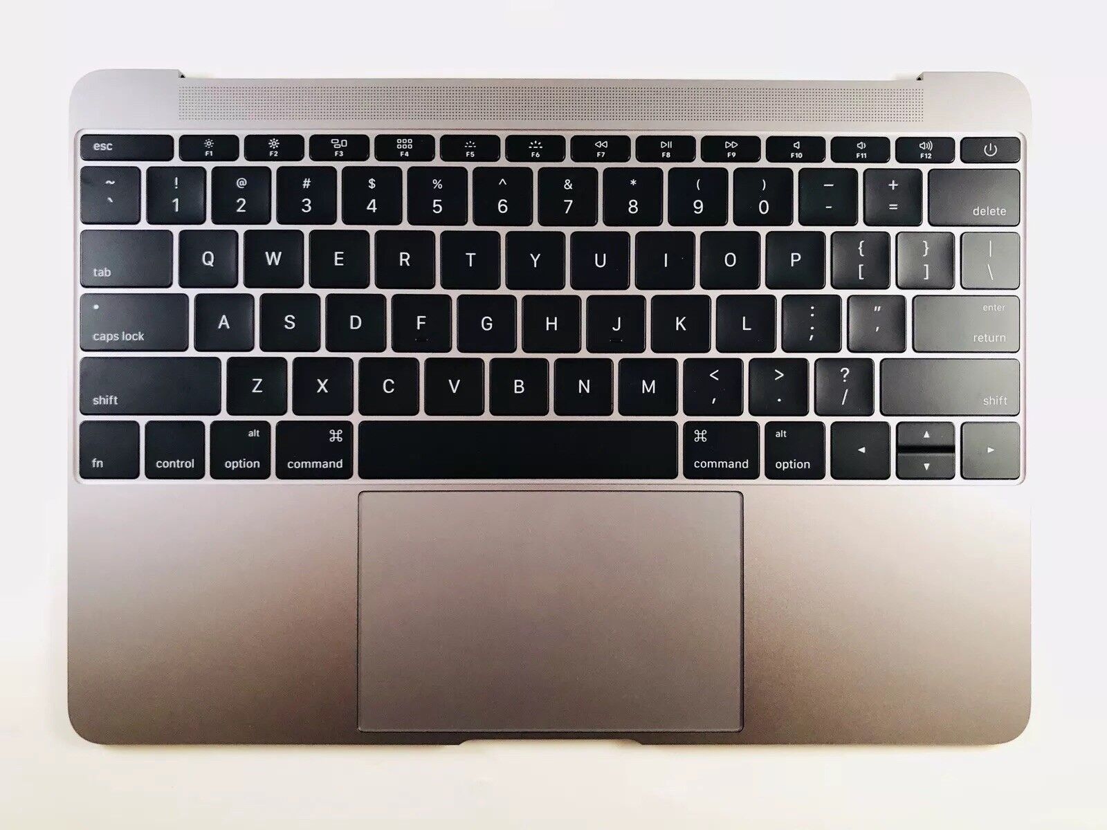 Apple MacBook 12” 2015 A1534 Top Case Keyboard Trackpad Genuine oem Space Gray