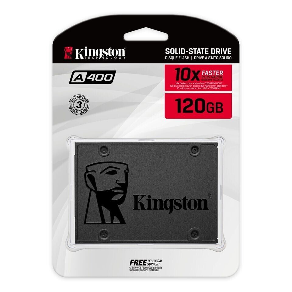 Kingston 120GB 240GB 480GB 960GB SSD SATA 3.0 III 2.5” Solid State Drive A400