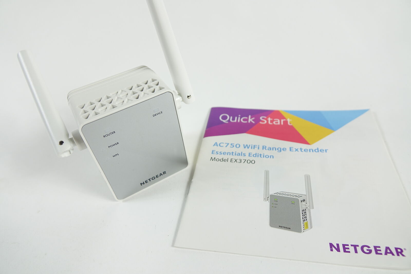 Netgear AC750 WiFi Range Extender Essentials Edition Model EX3700