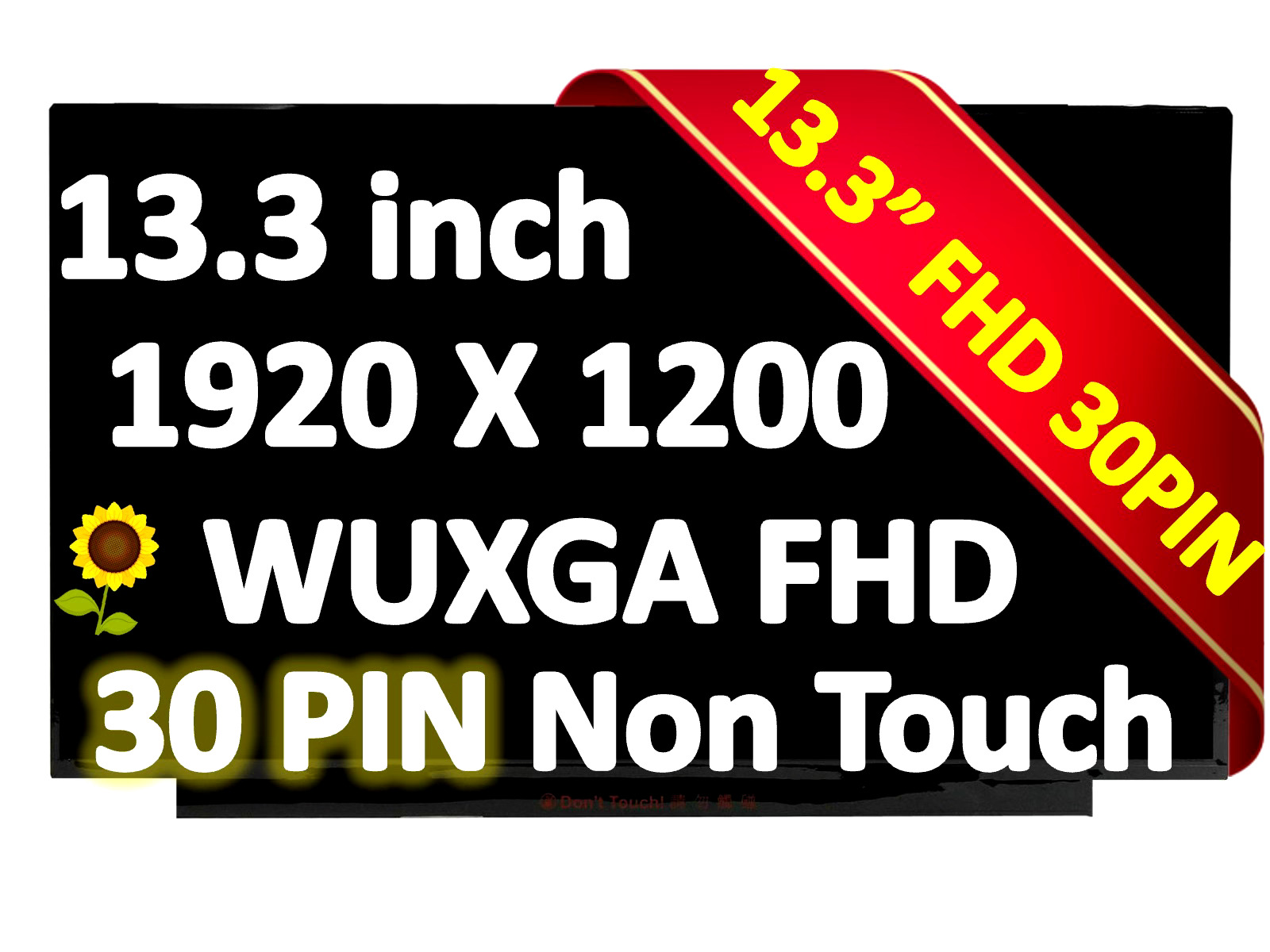 NV133WUM-N60 03FNDY fit M133NW4J R2 B133UAN01.1 IPS Laptop Display Panel Slim