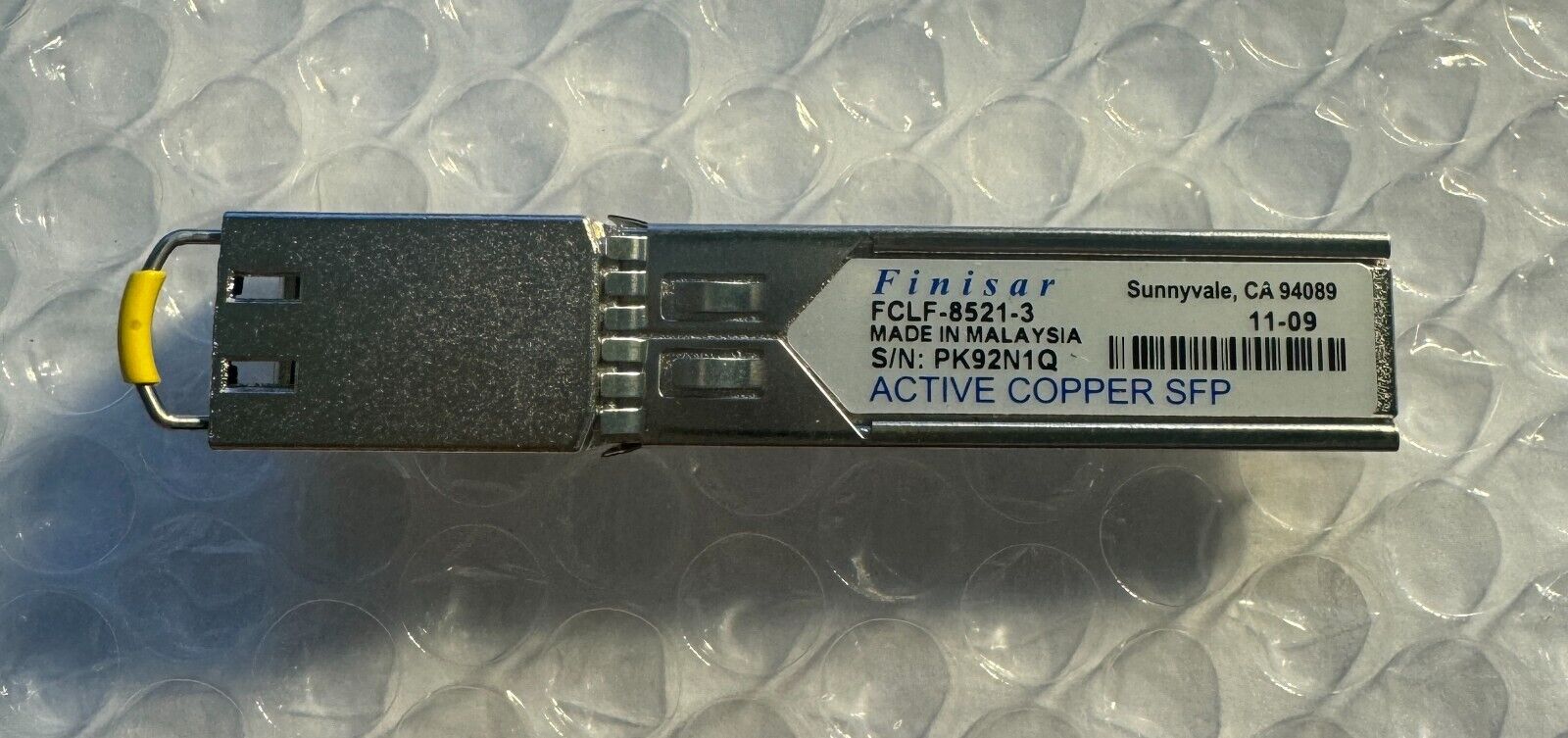 Finisar FCLF-8521-3  SFP transceiver, 