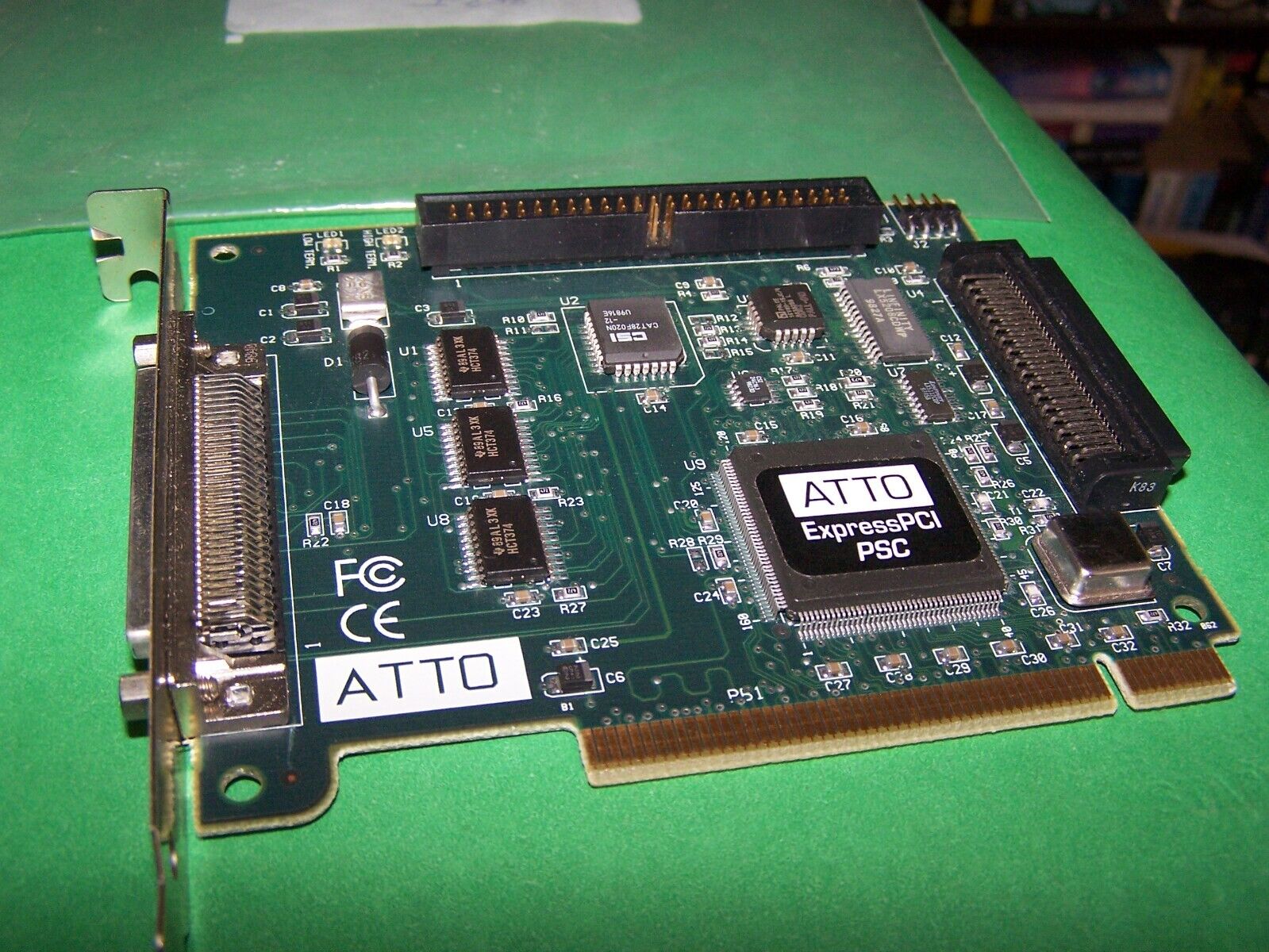 Apple Macintosh ATTO PCI SCSI 1 internal 50-pin, DB-68; external DB-68 Card