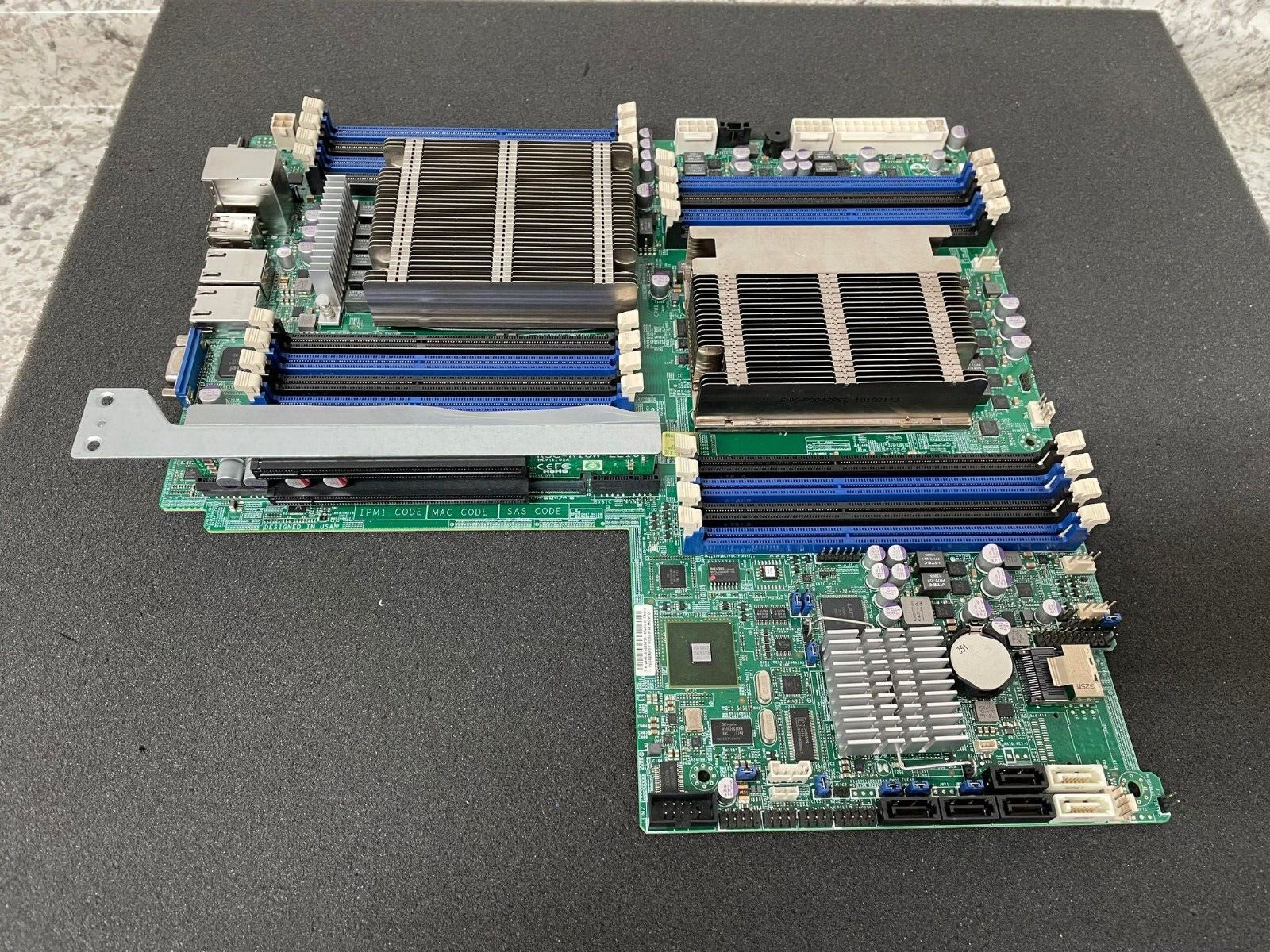 SuperMicro X9DRW-IF Server Motherboard - Intel Xeon E5-2640v2 (x2) - Tested