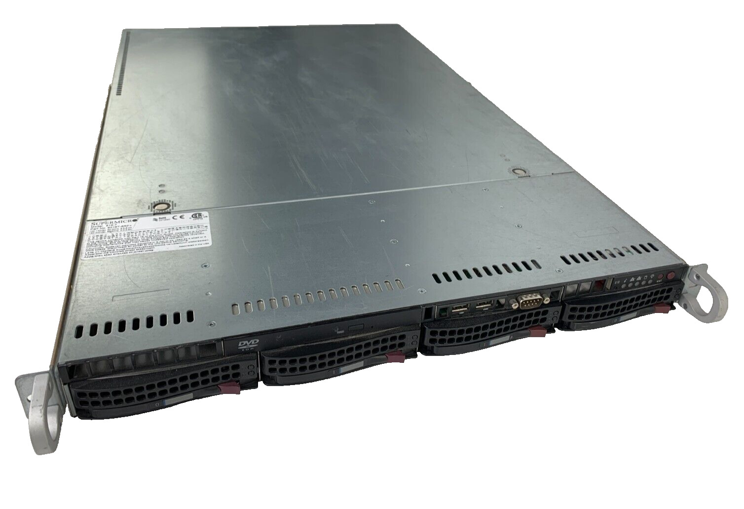 SUPERMICRO 1U SuperServer 819-7 | 16GB DDR3 | x2 Intel X5650 2.7GHz | 6016T-6RF+