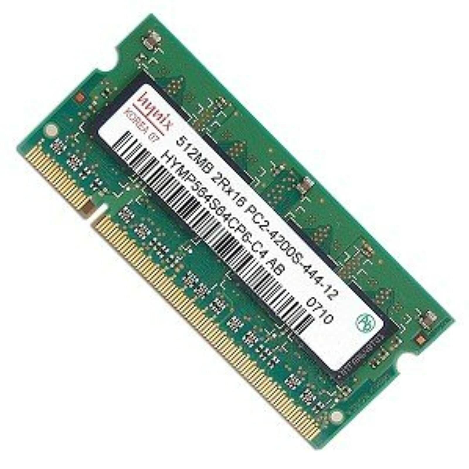 Hynix 512 MB DDR2 Ram SODIMM DDR2 PC2-4200 533 MHz 200-PIN Very Good
