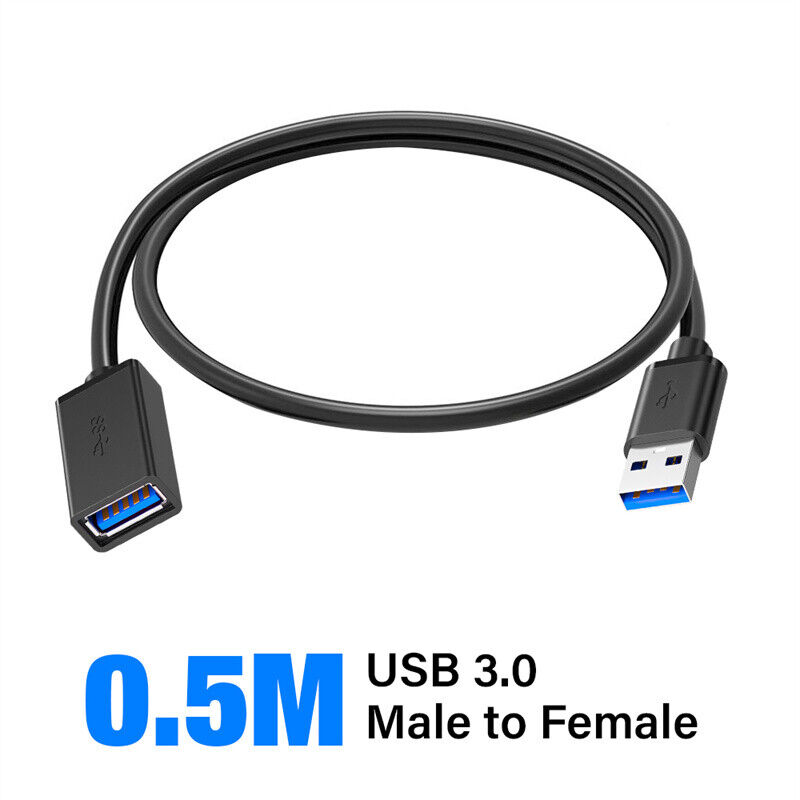 Heavy Duty USB 3.0 Extension Cable USB A Male to Female Cord 2m 3m 5m Extra Long