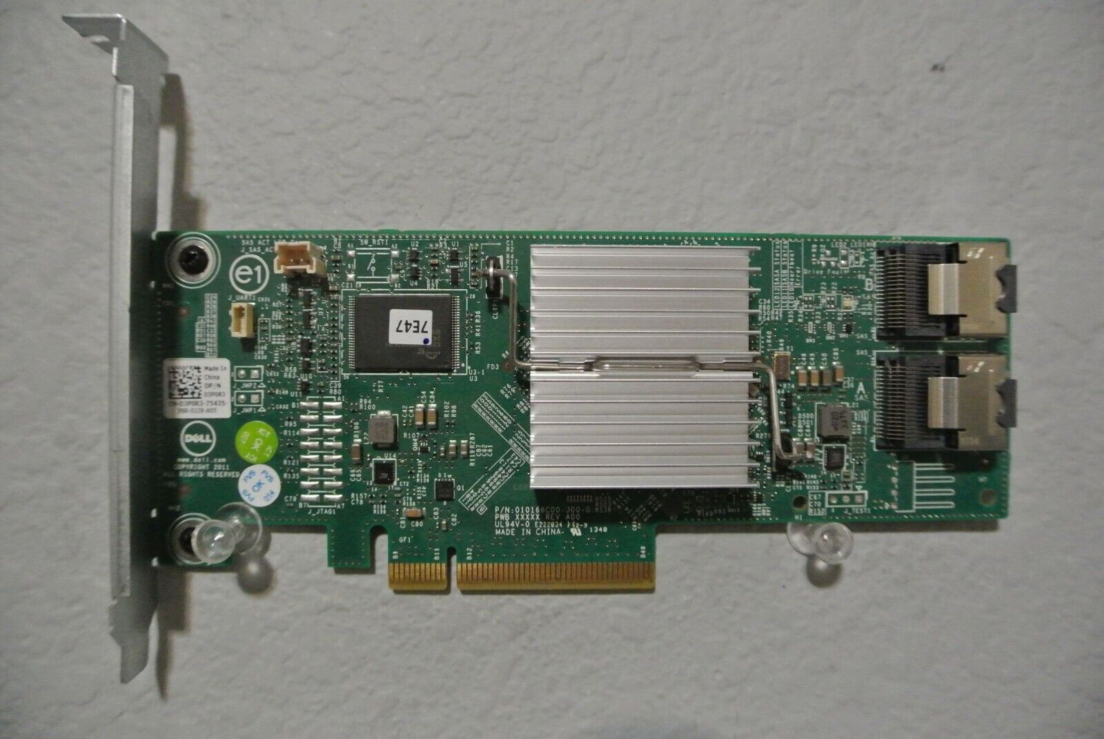 Dell PERC H310 8-Port 6Gb/s SAS Adapter RAID Controller HV52W 3P0R3 PCIe HBA