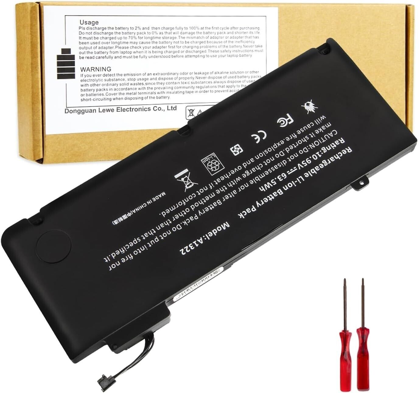 A1322 Battery for Apple MacBook Pro 13'' A1278 (Mid 2009 2010 2011 2012)